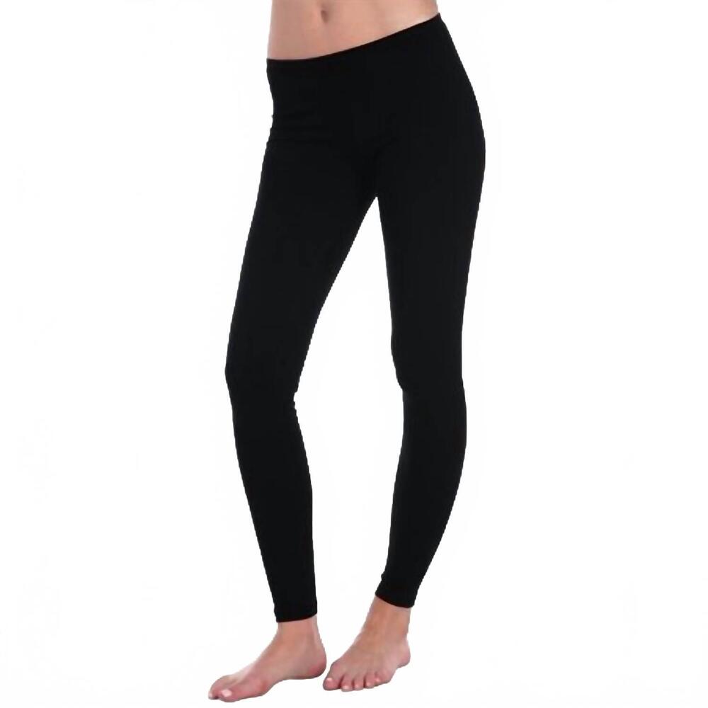 NEW HUE women's cotton leggings in black